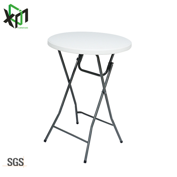 Outdoor Stall Table Portable Table and Chair Simple Folding Round Table Dining Table Household Small Apartment Bar Round Bar Counter