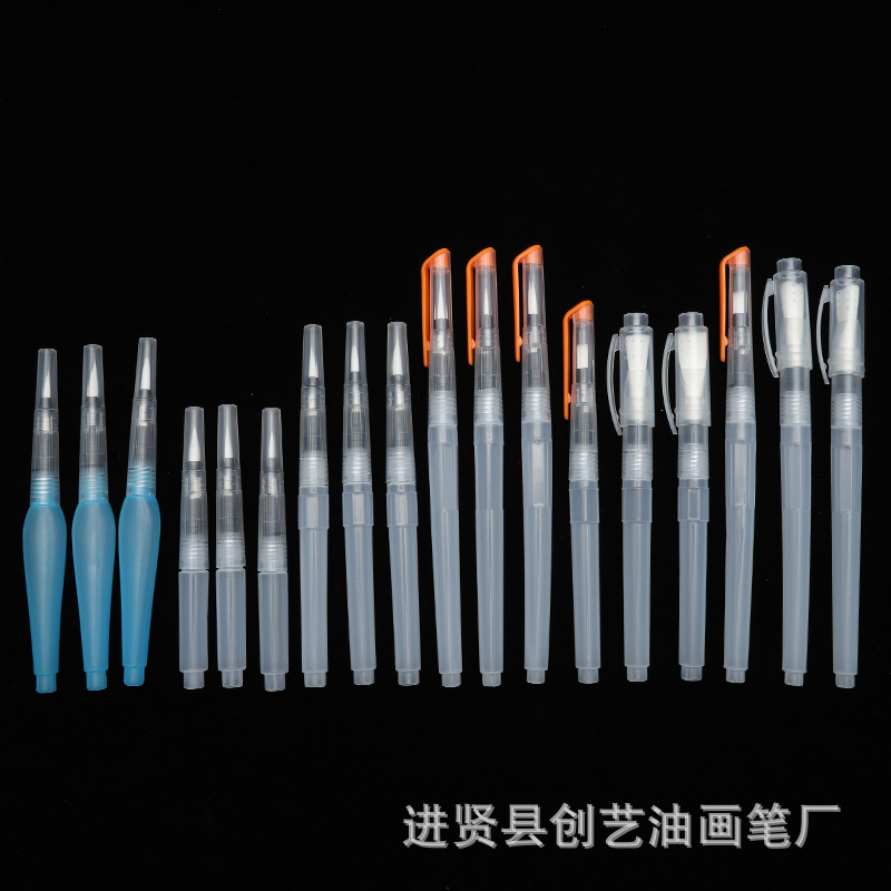 Source in stock fountain pen water storage brush nylon wool watercolor brush solid gouache watercolor paint brush