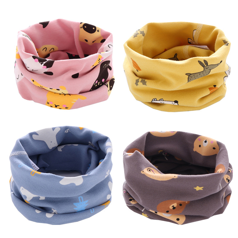 Children's Scarf Scarf Neck Set Neck for Boys and Girls Baby Korean Autumn and Winter Baby Scarf Baby Warm Neck Walls