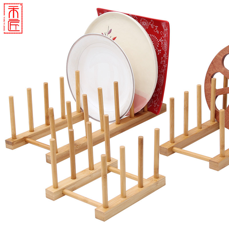 Креативная сушилка для чашек, бамбуковая, для супермаркетов