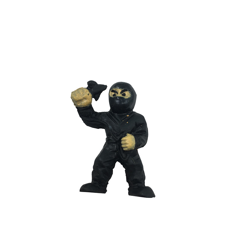 Cross-Border Pvc Mini Japanese Ninja Toys That Can Be Inserted into Gashapon Machines, Wholesale Storage and Collection Trendy Ninjas