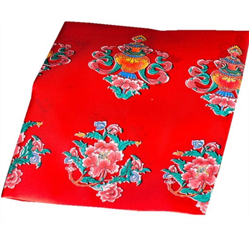 Pengfei Hada Factory Clearance Sale of Xizang Supplies - Large Quantities, Preferential Pricing - Eight Auspicious Symbols, Five-Colored Printed Hada, Discounted Sale
