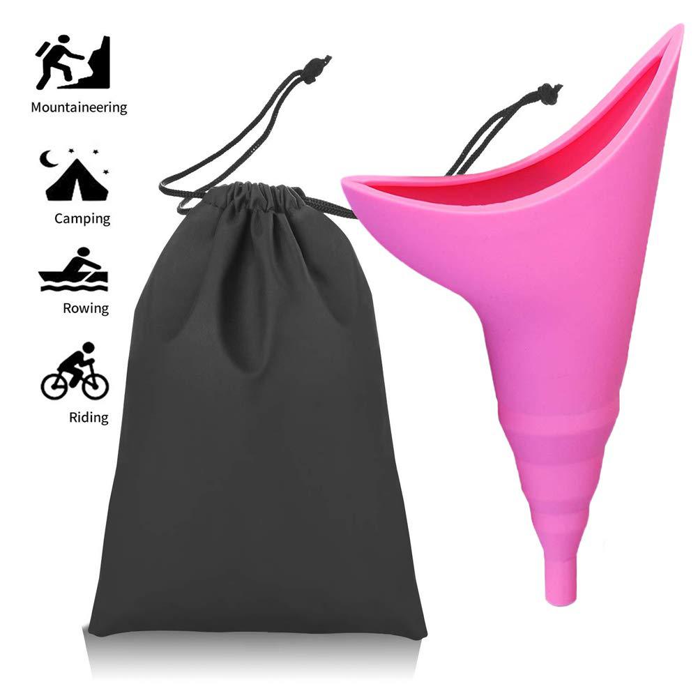 Factory Direct Sales New Hot Selling Lady portable outdoor emergency standing urinal female silicone urinal