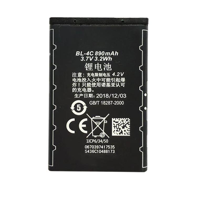 Factory wholesale for Nokia BL-4C battery 6100 6300 cell phone battery card audio battery