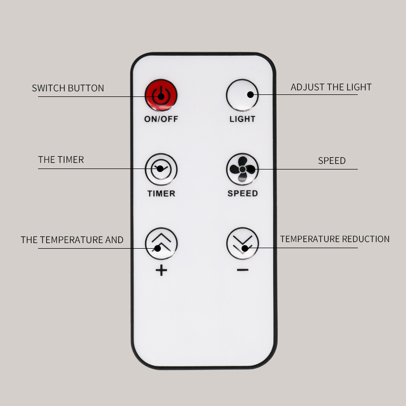 Mini Heater Office Household Small Sun Heater Intelligent Remote Control Heater Portable Heater