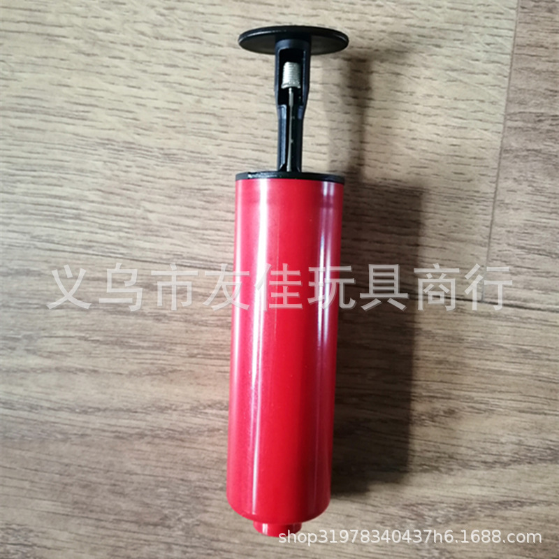 6 inch portable manual pump swimming ring basketball balloon mini hand push plastic small air pump