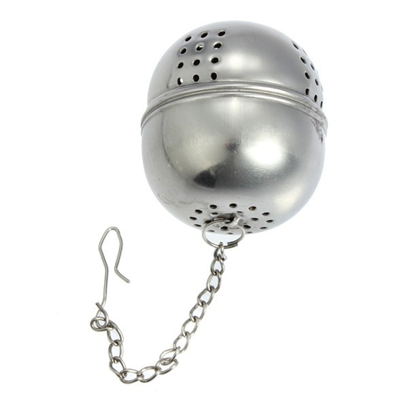 Cross-Border 304 Stainless Steel Tea Ball Tea Leakage Tea Filter Tea Household Supplies Gift Brine Weibao