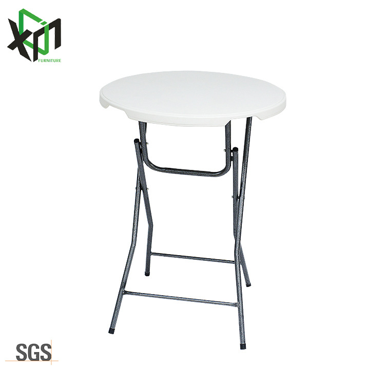 Outdoor Stall Table Portable Table and Chair Simple Folding Round Table Dining Table Household Small Apartment Bar Round Bar Counter