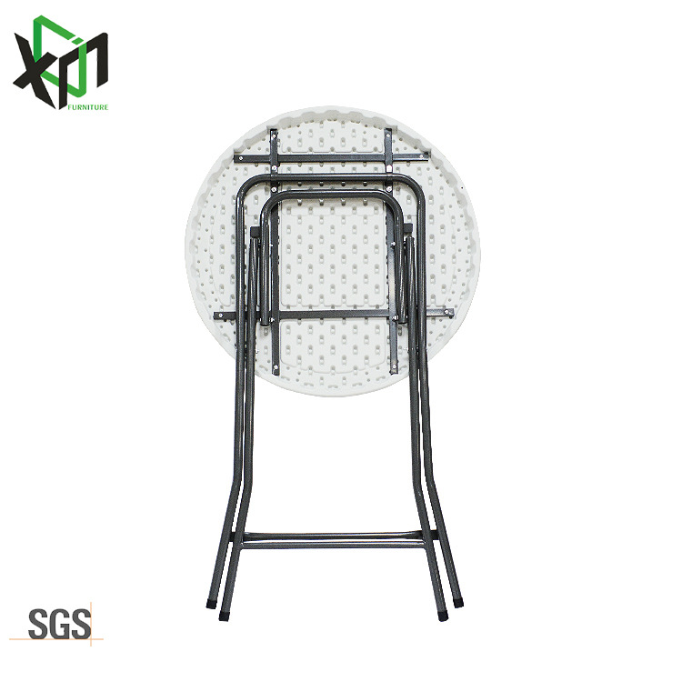 Outdoor Stall Table Portable Table and Chair Simple Folding Round Table Dining Table Household Small Apartment Bar Round Bar Counter