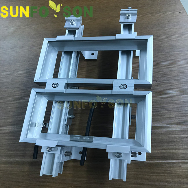 Aluminum Alloy Photovoltaic Panel Middle Side Pressure Block Accessories Roof Solar Power Panel Installation Bracket Fixing Component