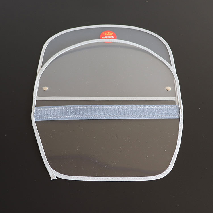 In stock supply raincoat accessories rain-proof big brim transparent rain-proof plastic brim raincoat rain shield special offer wholesale