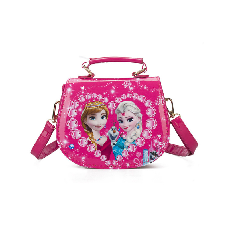 Children's Bag Crossbody Bag Cute Frozen Princess Shoulder Bag New Girl's Hand Coin Purse Satchel