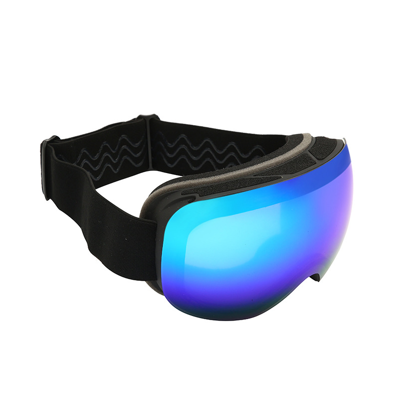 New ski glasses double anti-fog large spherical REVO plated real film UV400 card proximity mirror/HX12 non-porous
