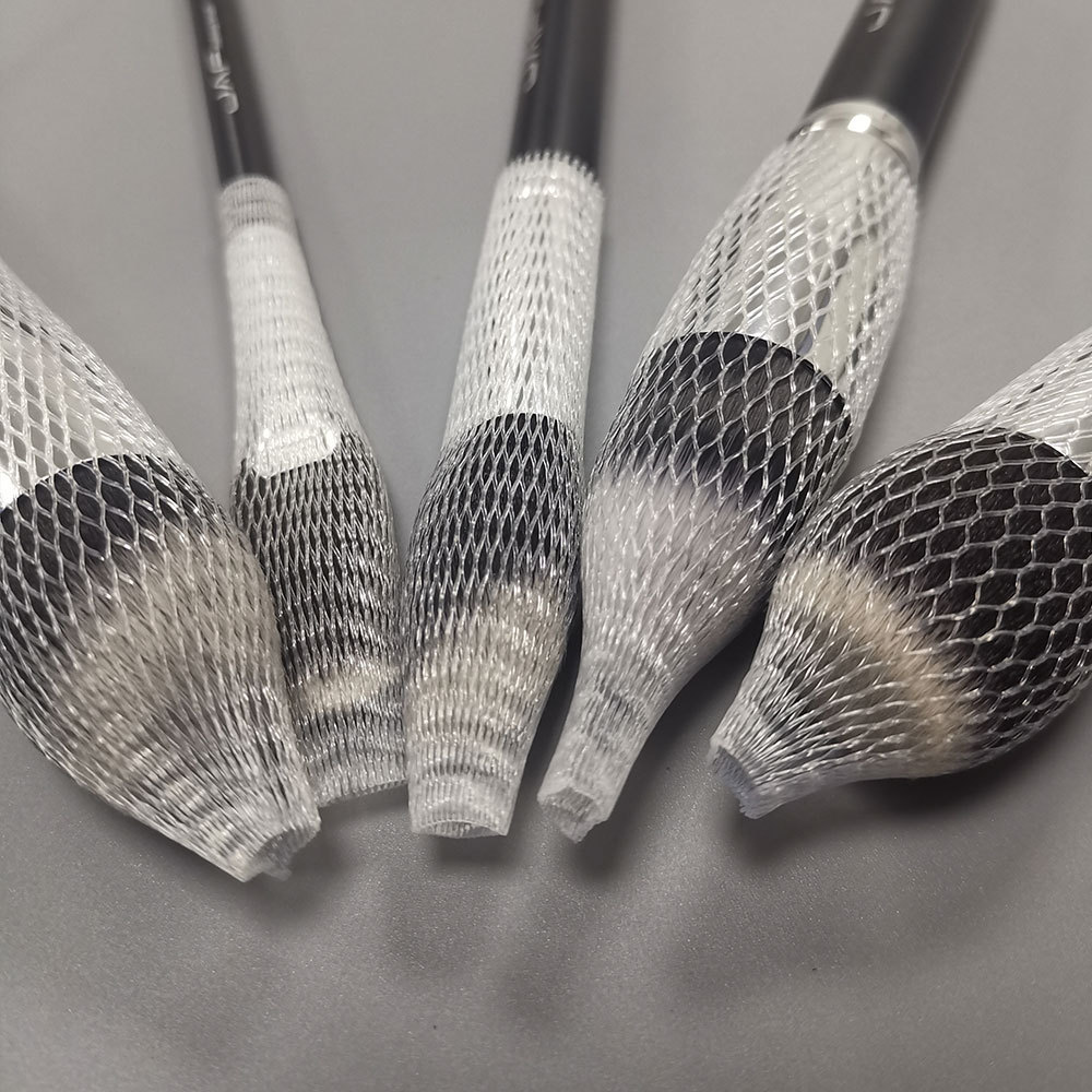 Brush Cover Cosmetic Brush Head Protection Packaging Mesh Cover 8mm Wide 6mm Wide White Brush Cover