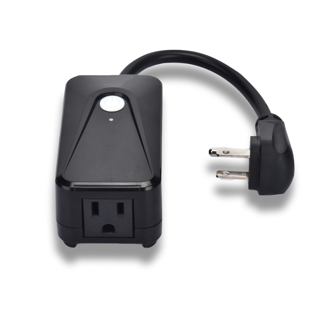 Wireless Intelligent Remote Control Socket Amazon Popular Outdoor Waterproof Ip44 Grade American Plug Remote Control 30m