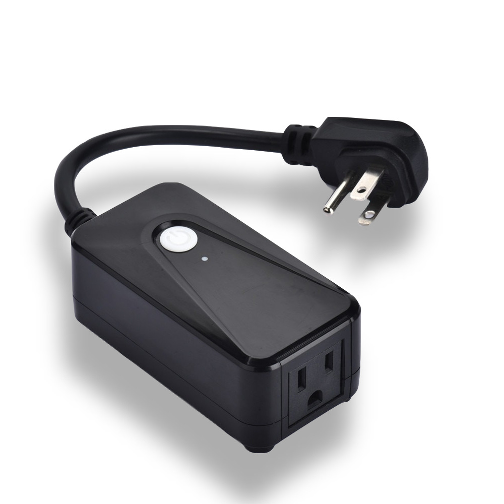 Wireless Intelligent Remote Control Socket Amazon Popular Outdoor Waterproof Ip44 Grade American Plug Remote Control 30m