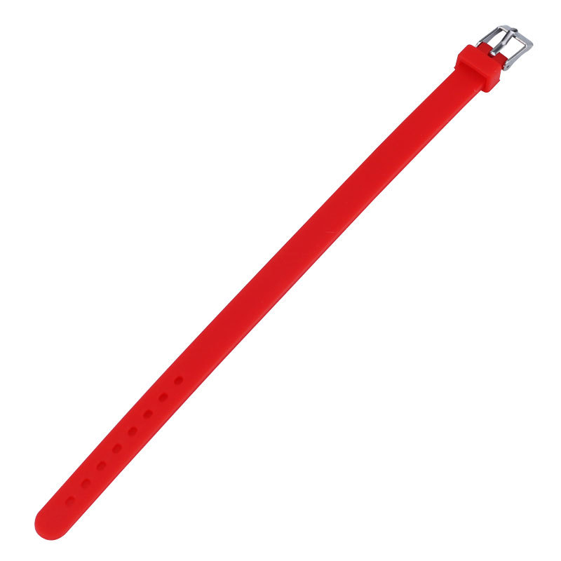 Factory Direct Supply Sports Anti-Sweat Silicone Watch Strap Universal Fashion Jewelry Wristband Color Bracelet