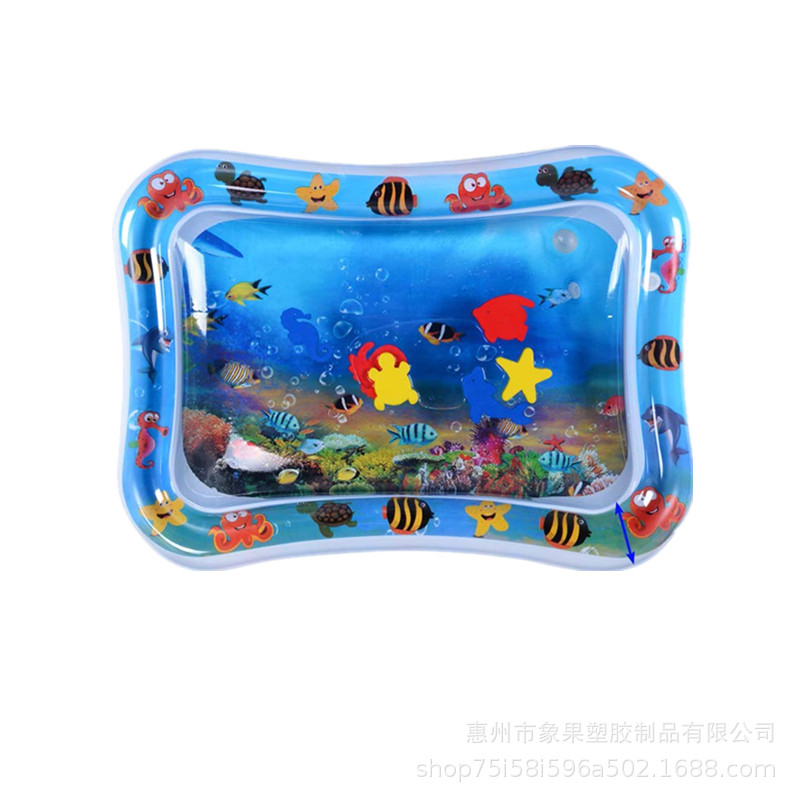 Shoot water mat baby water mat CPC certification inflatable baby learn to climb artifact Baby Tummy Time Mat cross border