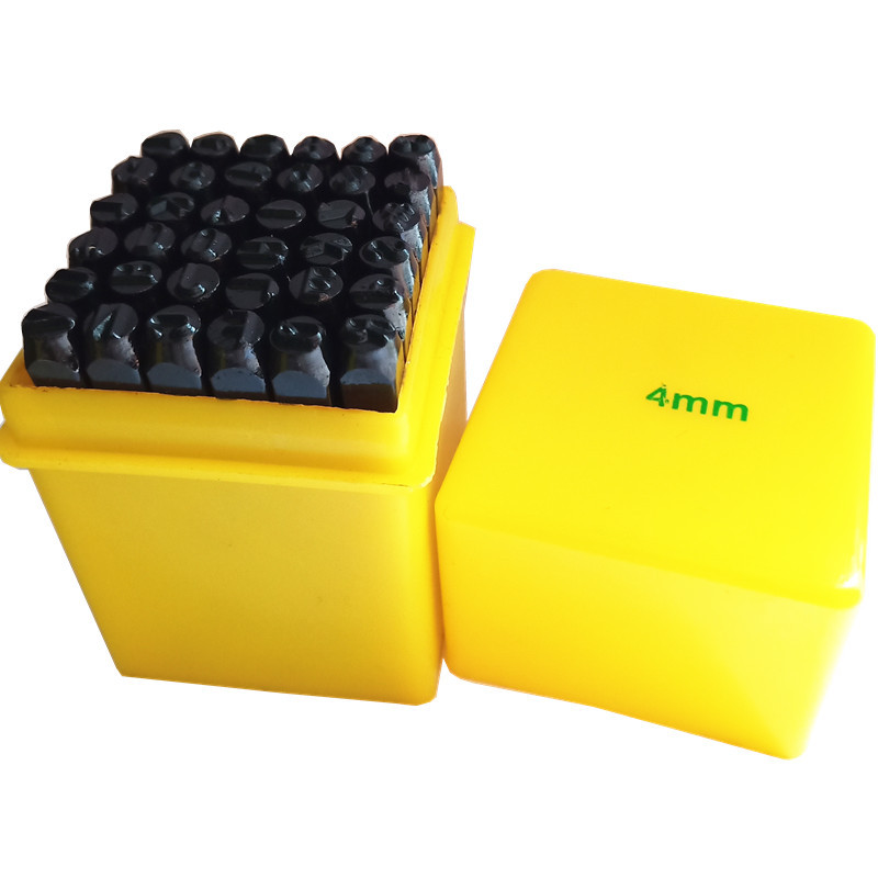36pc4mm steel number number English letter symbol punch steel stamp supply steel letter punch