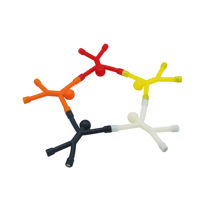 Wall-Climbing Magnetic Villain Soft Glue Ever-Changing Magnet Man Magnet Villain Doll Toy Creative Villain Hook