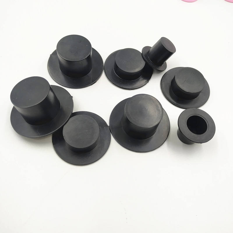 Christmas Decorations Snowman Hat Mini Plastic Clown Hat Black Magician Top Hat DIY Doll Accessories