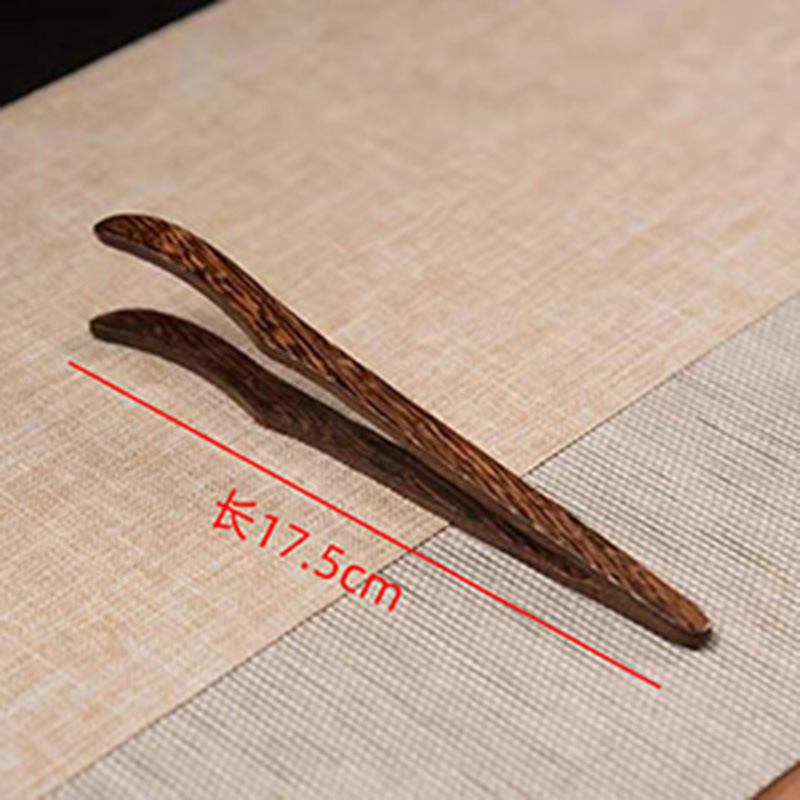 Factory wholesale bamboo tea clip home creative pendant tea clip lengthened bamboo clip pear natural color clip Cup clip