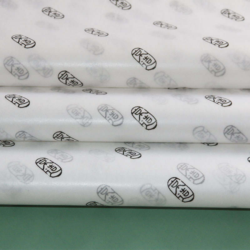 Copy Paper Custom Printed Shoes, Clothing, Leather Goods Packaging Paper, Translucent Moisture-Proof Lining Paper, Wax Paper Printing