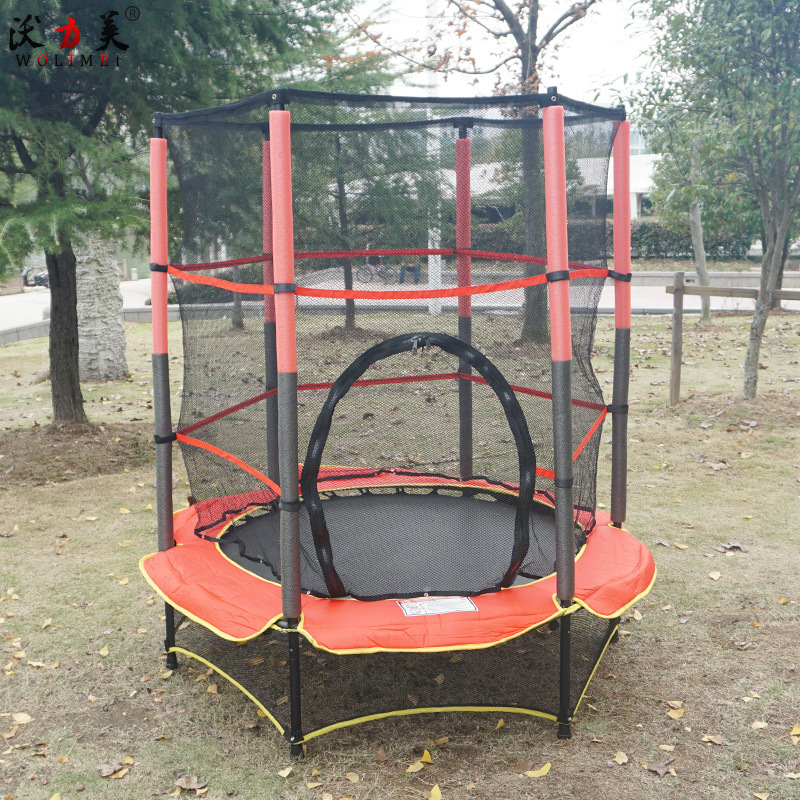 Wallimei children's trampoline children's indoor small baby trampoline with protective net family trampoline factory outlet