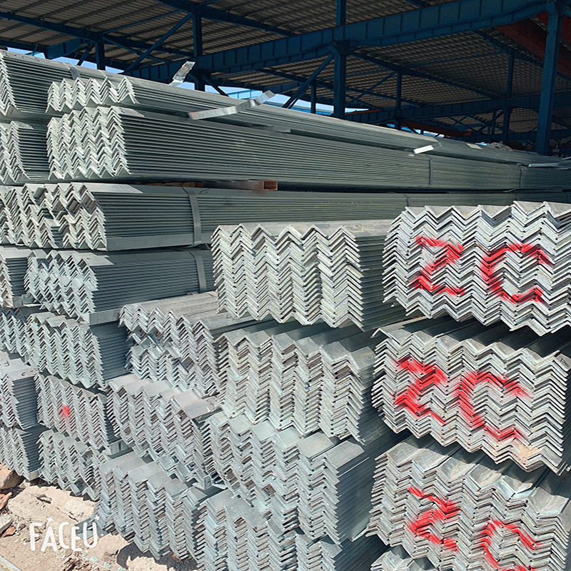 Foshan Wholesale Angle Steel Q235 National Standard Curtain Wall Galvanized Angle Steel 40*40*4 Universal Angle Steel Cutting and Punching