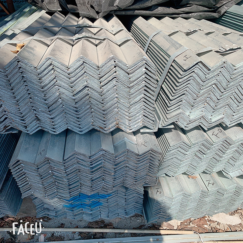 Foshan Wholesale Angle Steel Q235 National Standard Curtain Wall Galvanized Angle Steel 40*40*4 Universal Angle Steel Cutting and Punching