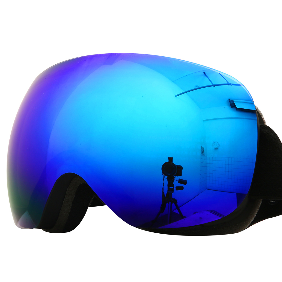 New ski glasses double anti-fog large spherical REVO plated real film UV400 card proximity mirror/HX12 non-porous