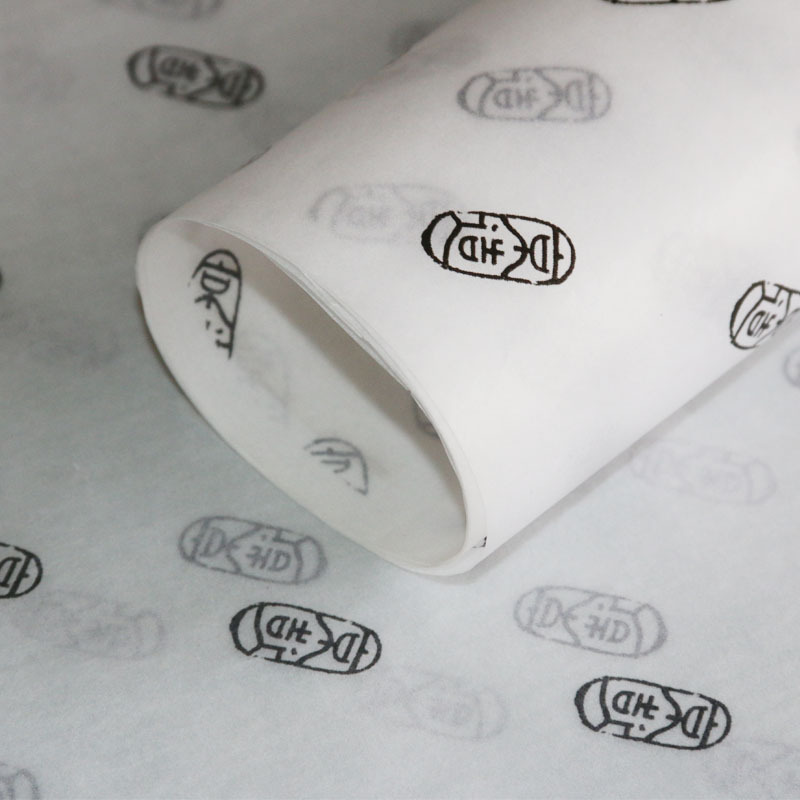 Copy Paper Custom Printed Shoes, Clothing, Leather Goods Packaging Paper, Translucent Moisture-Proof Lining Paper, Wax Paper Printing