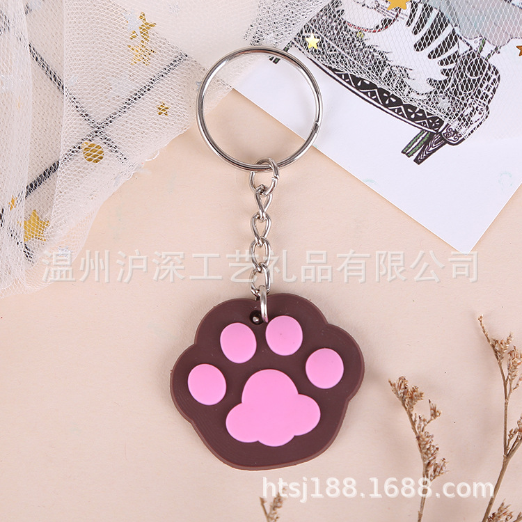 Batch of cartoon PVC Keychain creative soft rubber Taobao holiday small gift activities cheap gifts