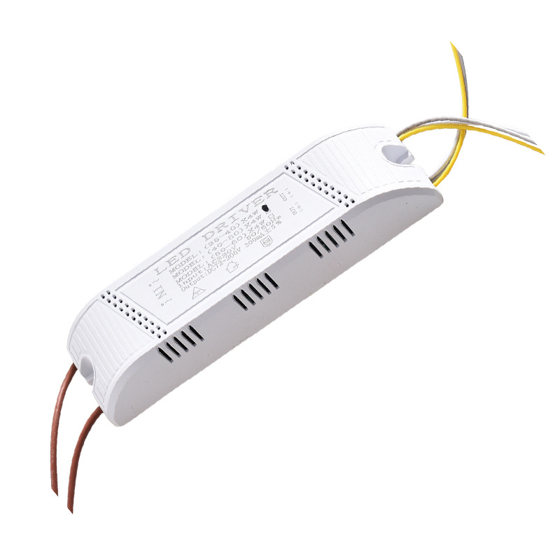 LED ceiling lamp drive power supply factory direct full power segmented two-color power supply 72W stroboscopic constant current source