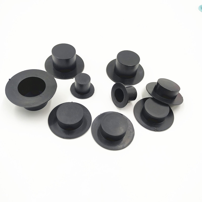 Christmas Decorations Snowman Hat Mini Plastic Clown Hat Black Magician Top Hat DIY Doll Accessories