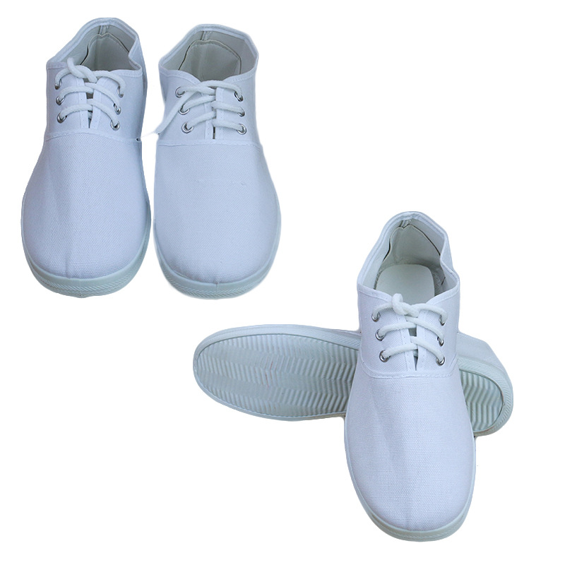 Funeral Shoes, Mourning Shoes, White Cloth Shoes for Men and Women, Gymnastics Shoes, Mourning Clothes, Mourning Shoes, Chinese-Style Cloth Shoes