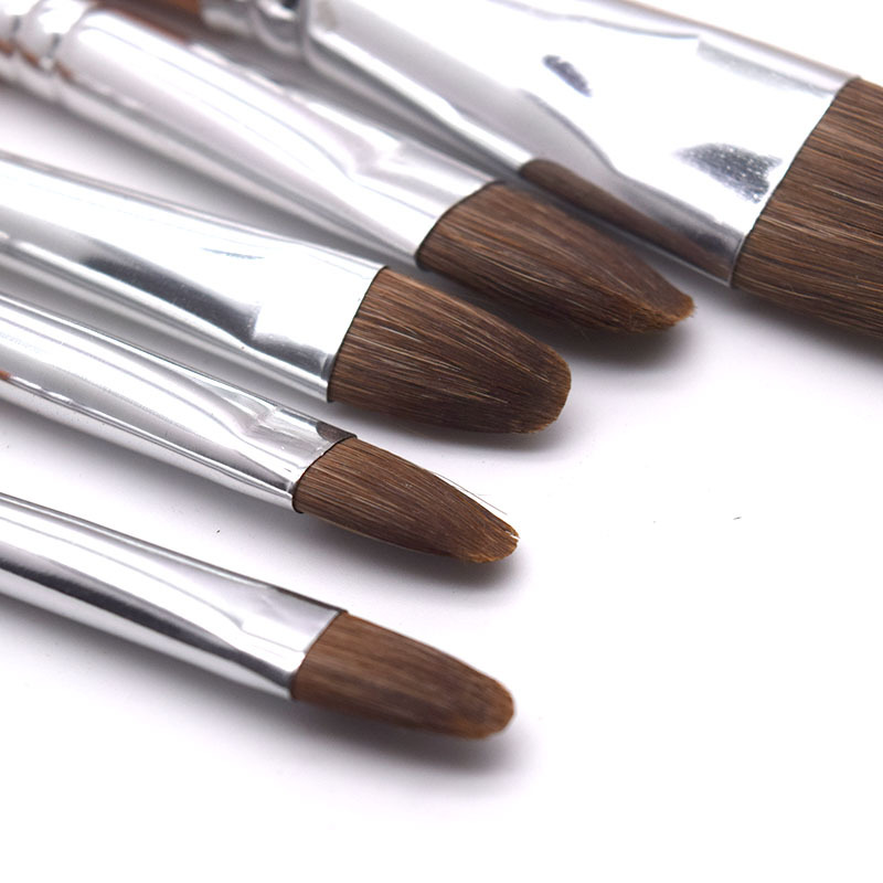 Langhao oil brush 826 wooden rod brush set paint pen acrylic watercolor pen round head chalk single wholesale