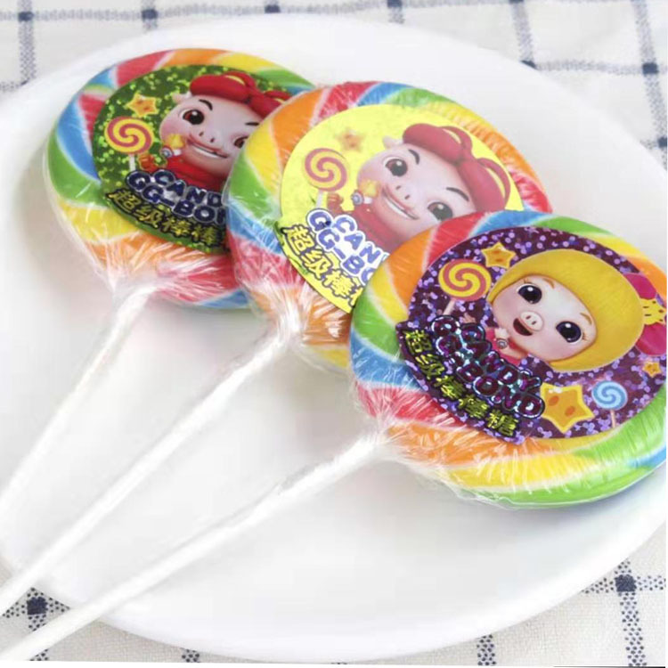 Pig Man 30g Super Lollipop Wave Board Candy Creative Cartoon Snacks Wholesale 30pcs/box