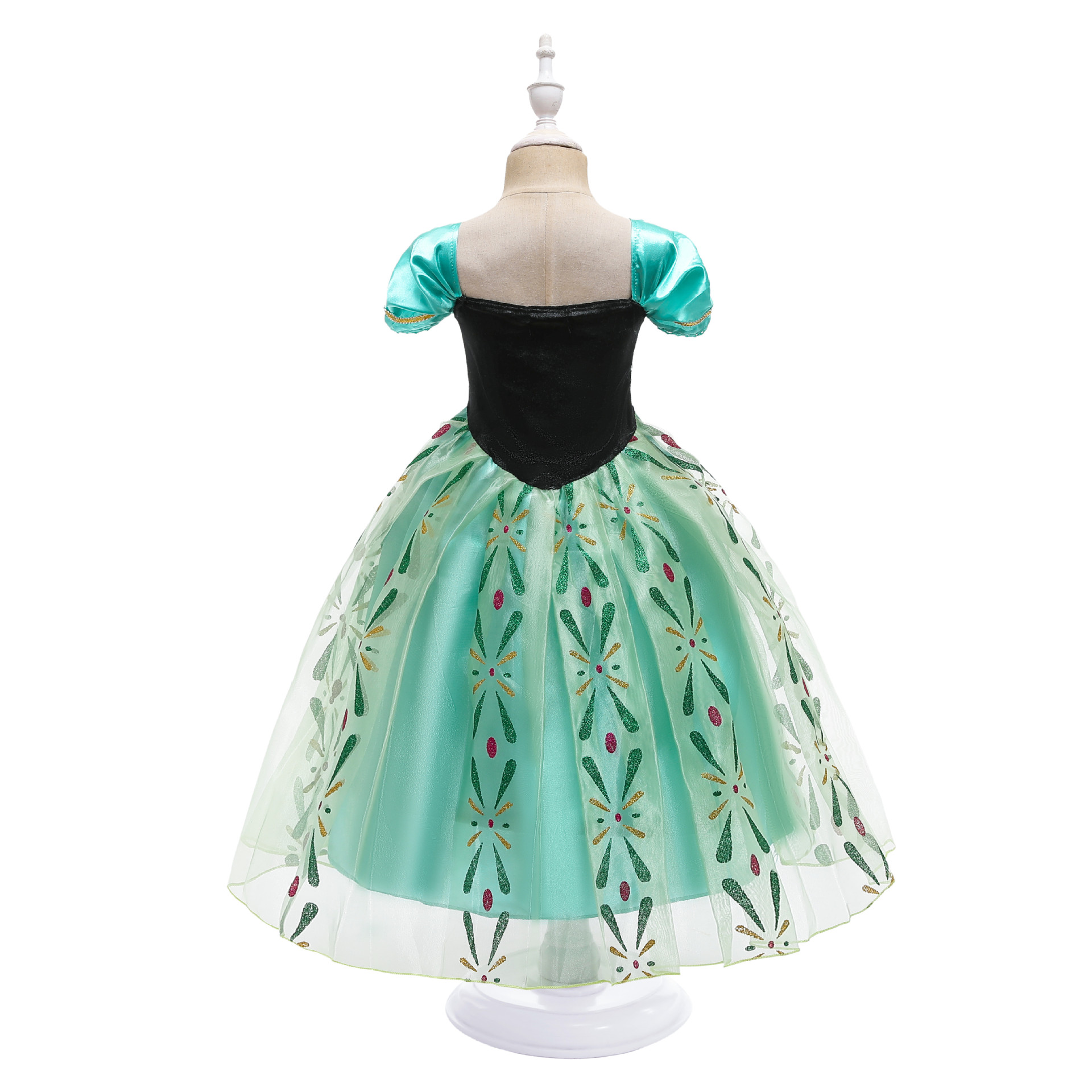 2024 summer trade frozen children's dress Anna princess dress birthday 61 performance dress girls holiday dress