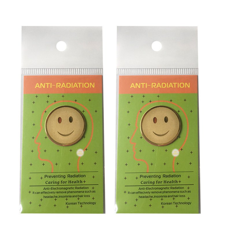 Стикер защиты от радиации с улыбающимся лицом, магнитный стикер Taihe Energy