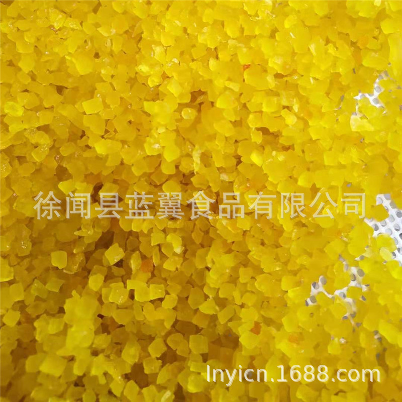 Blue Wing Food Papaya Diced Papaya Granules Fruit Porridge Raw Materials Can Take Colorful Papaya Diced