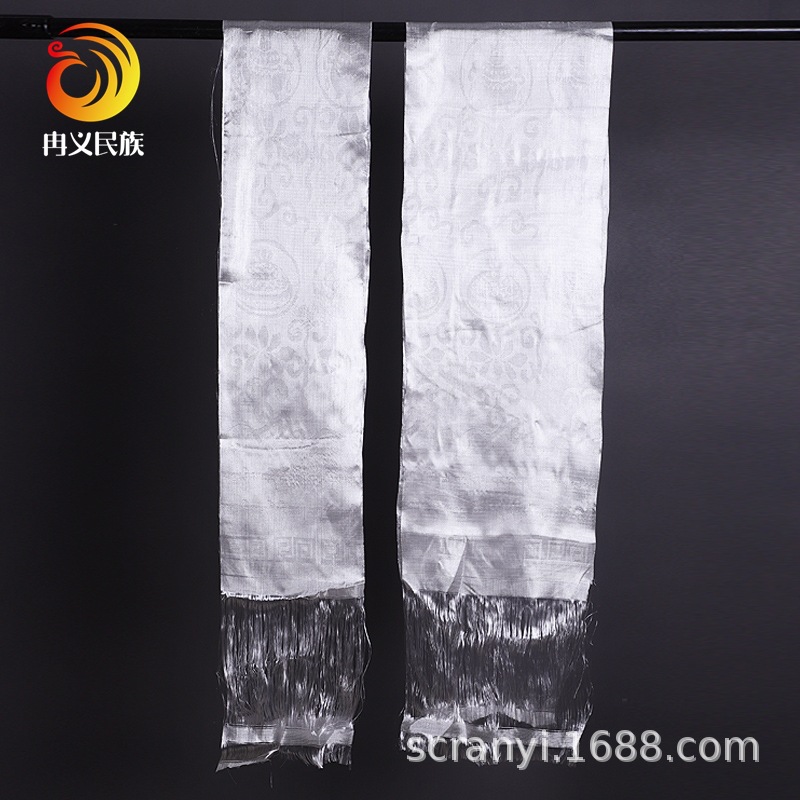 Manufacturers sell free shipping five-color Hada Xizang Mongolian 2-meter jacquard white color travel gifts