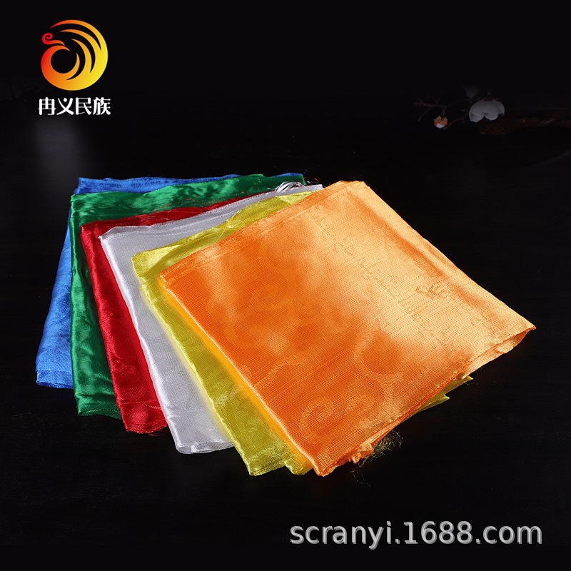 Manufacturers sell free shipping five-color Hada Xizang Mongolian 2-meter jacquard white color travel gifts