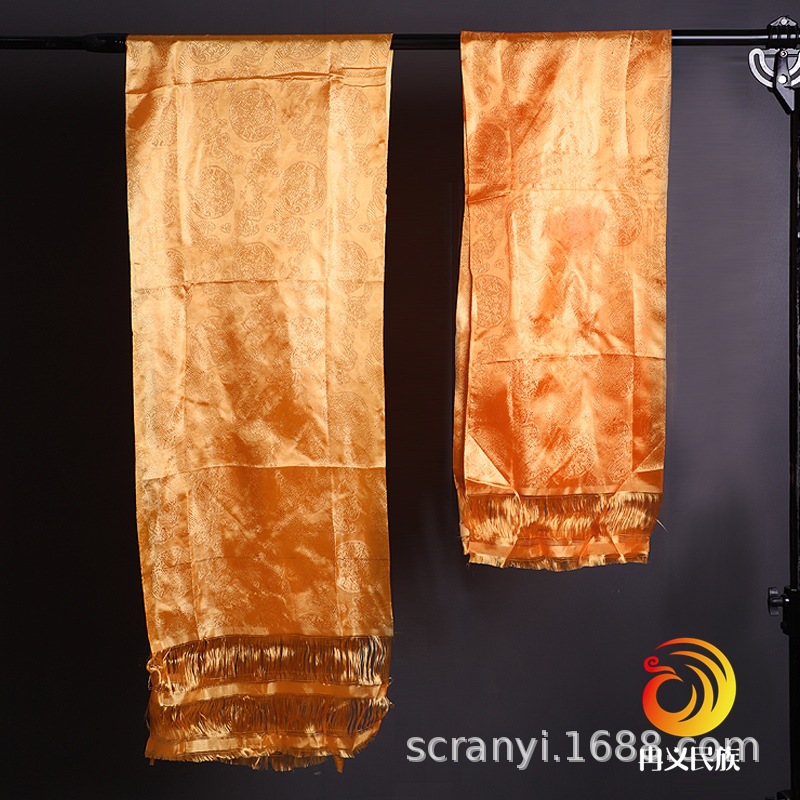 Spot direct wholesale five-color dragon and phoenix Hada dragon and phoenix jacquard Xizang Hada high-grade gifts