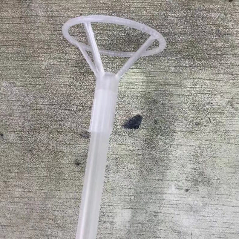 Cartoon aluminum film balloon pole holder wholesale Cup stick 40cm thick aluminum film balloon pole drag pole big pole