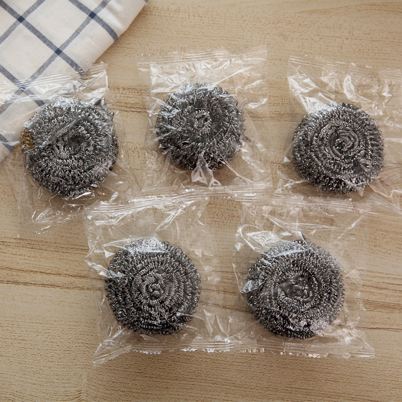 Wholesale stall gift list stainless steel wire ball kitchen household multifunctional cleaning ball dishwashing brush pan decontamination