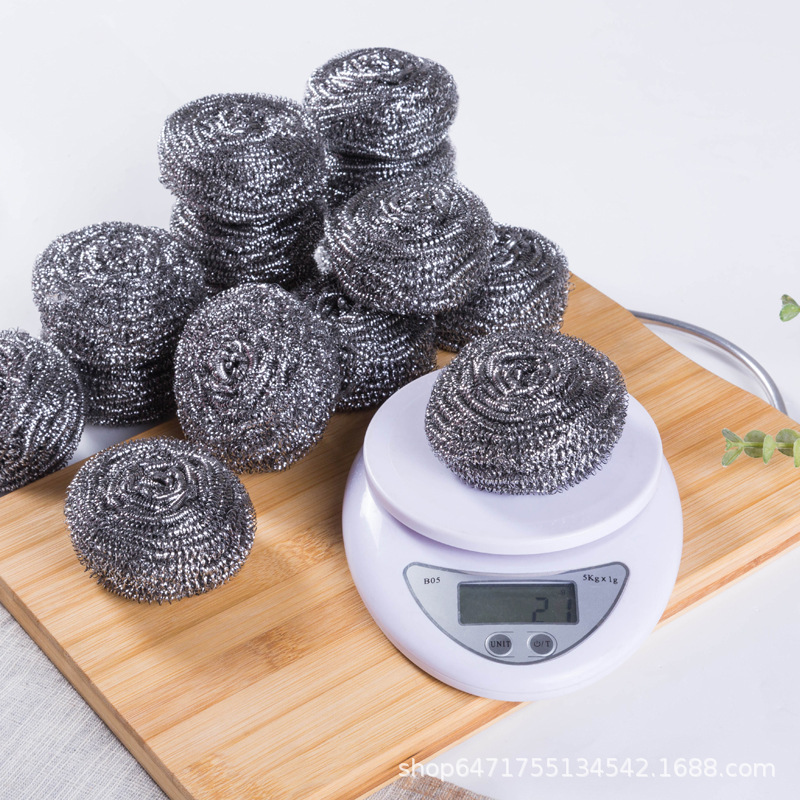 Wholesale stall gift list stainless steel wire ball kitchen household multifunctional cleaning ball dishwashing brush pan decontamination
