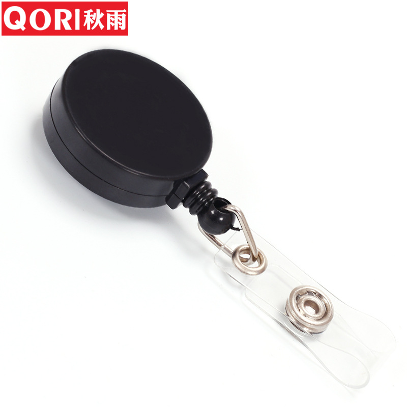Autumn rain flat smooth easy pull buckle retractable chest buckle rope buckle metal back clip drop glue easy pull logo