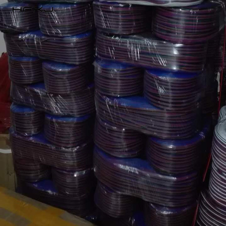 LED colorful light bar extension cable four-core RGB light strip extension cable 4p wire light bar 4pin color cable pure copper