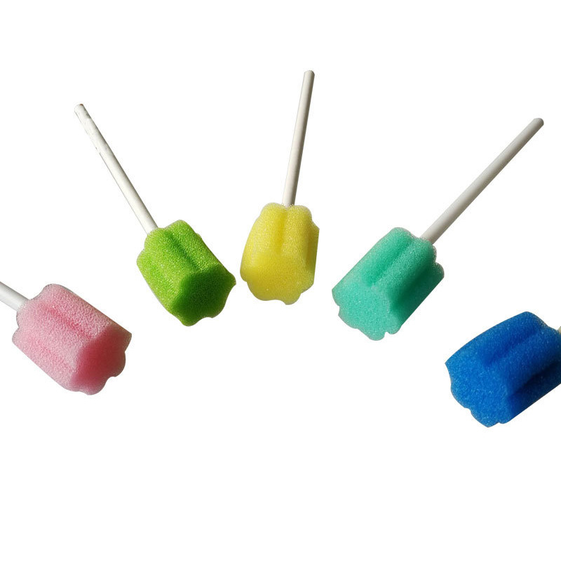 In-Stock Disposable Oral Cleaning Sticks, Oral Muscle Cleaning Sticks, Cotton Swabs, Oral Cleaning Sponge Brushes, Cleaning Sponges